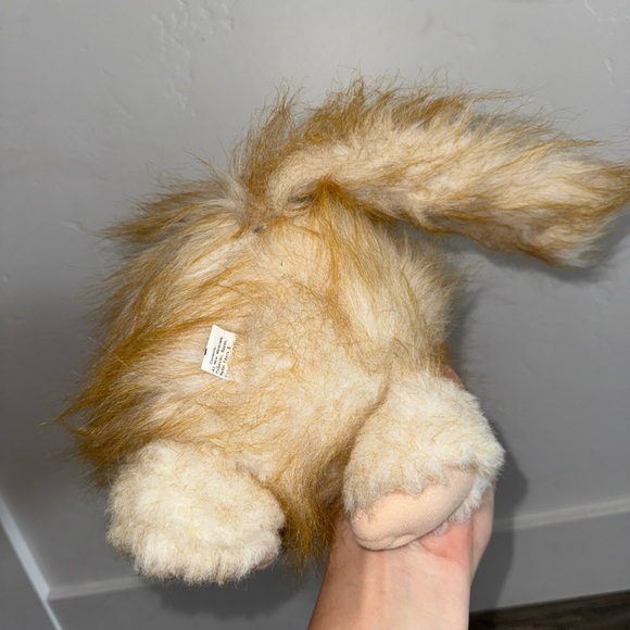 Vintage 1986 Hallmark Purrsonality Fat Cat Stuffed Plush Miz Maudie Orange Lace - Picture 7 of 15